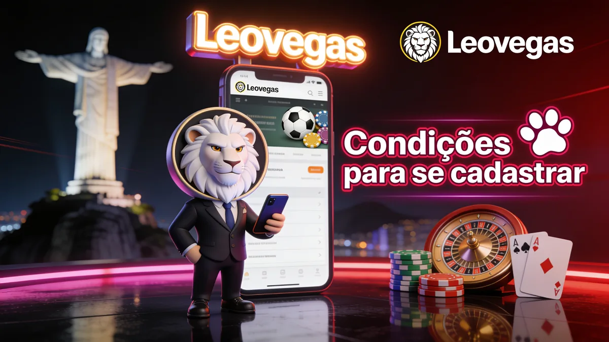 Condições para se cadastrar: leovegas guide for players in Brazil